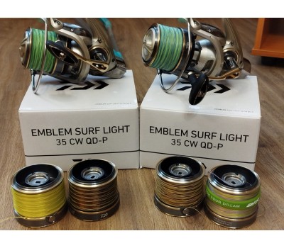 Катушка Daiwa Emblem 20 Surf Light 35 CW QD - P