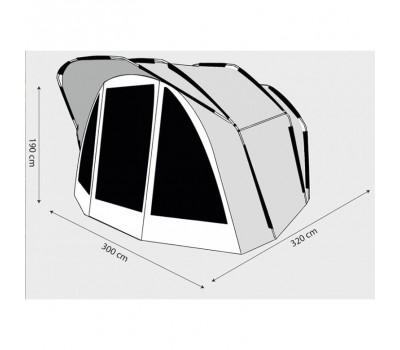 Палатка карповая ANACONDA Cusky Prime Dome 190 Tent