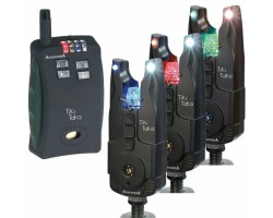 Комплект электронных сигнализаторов поклёвки ANACONDA Tiki Taka Set 3 + 1 Red, Blue, Green