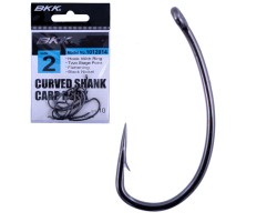 Крючек BKK Carp Fishing Black Nickel Curved Shank Hook 