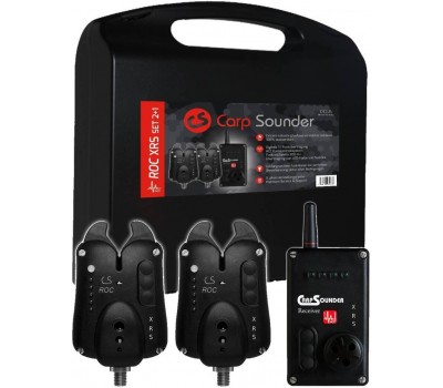 Комплект электронных сигнализаторов Carp Sounder ROC XRS Set 2+1 Black