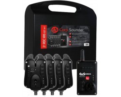 Комплект электронных сигнализаторов Carp Sounder ROC XRS Set 4+1 Black