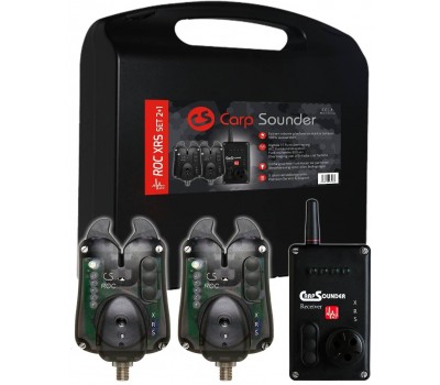 Комплект электронных сигнализаторов Carp Sounder ROC XRS Set 2+1 Neon Black