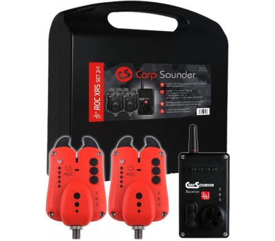 Комплект электронных сигнализаторов Carp Sounder ROC XRS Set 2+1 Streetfishing