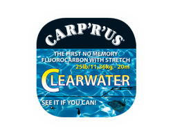 Поводковый материал Carp'R'Us Clearwater Fluorocarbon 25lb 20m