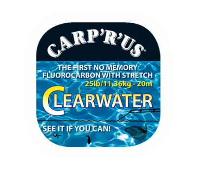 Поводковый материал Carp'R'Us Clearwater Fluorocarbon 15lb 20m
