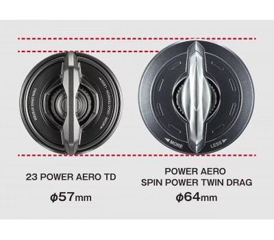 Катушка Shimano 23 Power Aero TD Standard