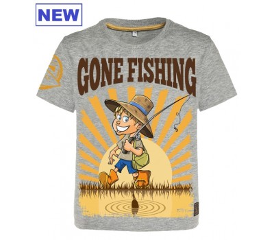 Футболка детская Hotspot Design Kids Angler T-Shirt GONE FISHING