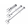 Подставка для удилищ Meccanica Vadese NICK' ETTO 100 см Silver 3 rods