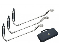 Комплект индикаторов поклёвки Mivardi MCX Stainless Swing Arm - Carbon Set 3 rod