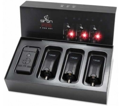 Комплект электронных сигнализаторов поклёвки Nash Siren R2 Bite Alarm Set 3+1