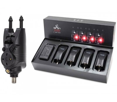 Комплект электронных сигнализаторов поклёвки Nash Siren R2 Bite Alarm Set 4+1