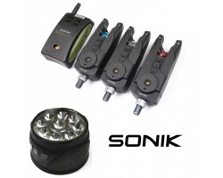 Комплект сигнализаторов Sonik SKS Alarm & Receiver Set + Bivvy Light